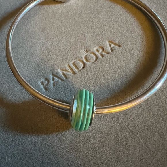 Pandora Jewelry - Green  Murano glass bead charm  -Pandora